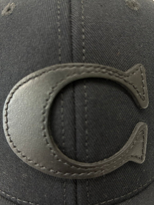 【中古品】【メンズ】 COACH コーチ SIGNATURE LOGO CAP 75703 シグネチャーロゴ キャップ 帽子 178-260705-kk-21-hon カラー：ブラック 万代Net店