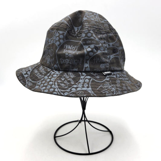 【中古品】【メンズ/レディース】 STUSSY HATS ステューシー POP BUBBLE HAT ポップバブル ハット 帽子 185-260522-as-04-izu サイズ：L/XL カラー：ブラック 万代Net店