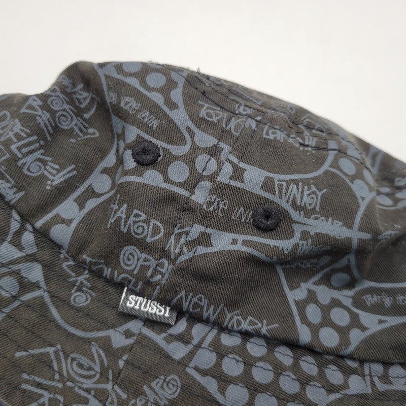 【中古品】【メンズ/レディース】 STUSSY HATS ステューシー POP BUBBLE HAT ポップバブル ハット 帽子 185-260522-as-04-izu サイズ：L/XL カラー：ブラック 万代Net店