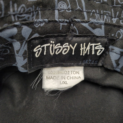 【中古品】【メンズ/レディース】 STUSSY HATS ステューシー POP BUBBLE HAT ポップバブル ハット 帽子 185-260522-as-04-izu サイズ：L/XL カラー：ブラック 万代Net店