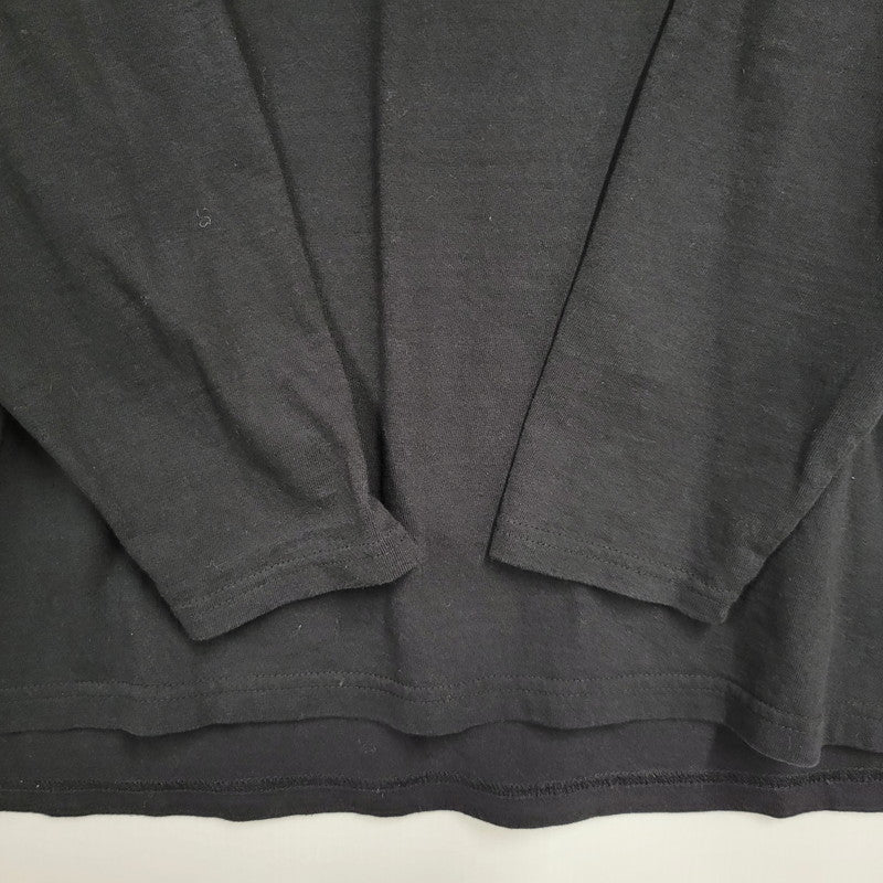 【中古品】【レディース】 HYSTERIC GLAMOUR ヒステリックグラマー 01243CL03 24SS NAUGHTY GIRL OVERSIZE LS TEE ノーティーガール オーバーサイズ ロングスリーブ ティー トップス 長袖 168-260522-cs-14-izu サイズ：F カラー：ブラック 万代Net店