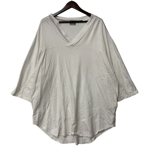 【中古品】【メンズ】 S’YTE サイト UQ-T07-018 AIRY JERSEY BLIND STITCH LAYERED LONG-SLEEVE エアリー ジャージー ブラインド ステッチ レイヤード ロングスリーブ トップス 長袖 140-260528-ya-12-izu サイズ：3 カラー：WHITE 万代Net店