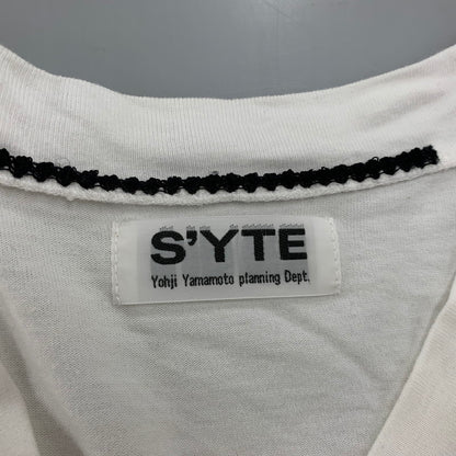 【中古品】【メンズ】 S’YTE サイト UQ-T07-018 AIRY JERSEY BLIND STITCH LAYERED LONG-SLEEVE エアリー ジャージー ブラインド ステッチ レイヤード ロングスリーブ トップス 長袖 140-260528-ya-12-izu サイズ：3 カラー：WHITE 万代Net店