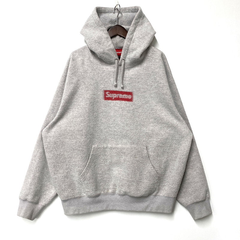 【中古品】【メンズ】 SUPREME シュプリーム INSIDE OUT BOX LOGO HOODED SWEATSHIRT インサイド アウト ボックス ロゴ フーデッド スウェットシャツ パーカー トップス 149-260523-kh-09-izu サイズ：L カラー：グレー×レッド 万代Net店