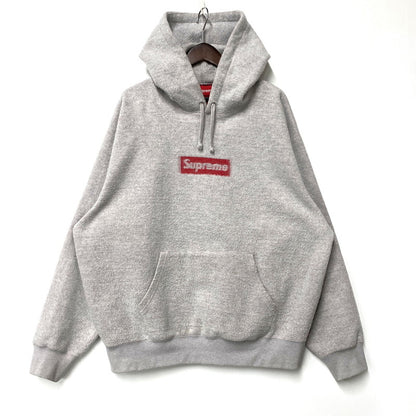 【中古品】【メンズ】 SUPREME シュプリーム INSIDE OUT BOX LOGO HOODED SWEATSHIRT インサイド アウト ボックス ロゴ フーデッド スウェットシャツ パーカー トップス 149-260523-kh-09-izu サイズ：L カラー：グレー×レッド 万代Net店