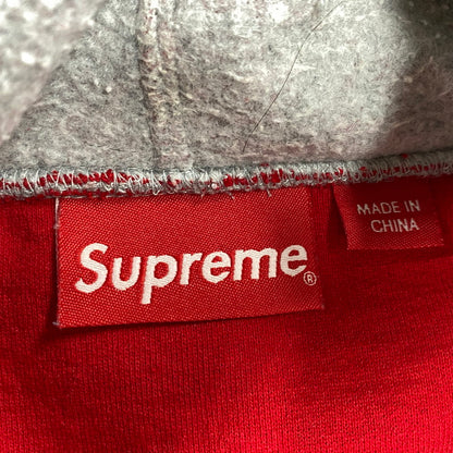 【中古品】【メンズ】 SUPREME シュプリーム INSIDE OUT BOX LOGO HOODED SWEATSHIRT インサイド アウト ボックス ロゴ フーデッド スウェットシャツ パーカー トップス 149-260523-kh-09-izu サイズ：L カラー：グレー×レッド 万代Net店