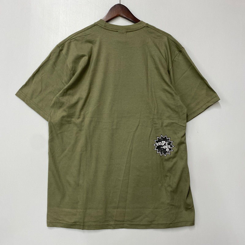 【中古美品】【メンズ】 SUPREME シュプリーム GOD SAVE US TEE ゴッド セイブ アス Tシャツ トップス 149-260523-kh-15-izu サイズ：L カラー：ライトオリーブ 万代Net店