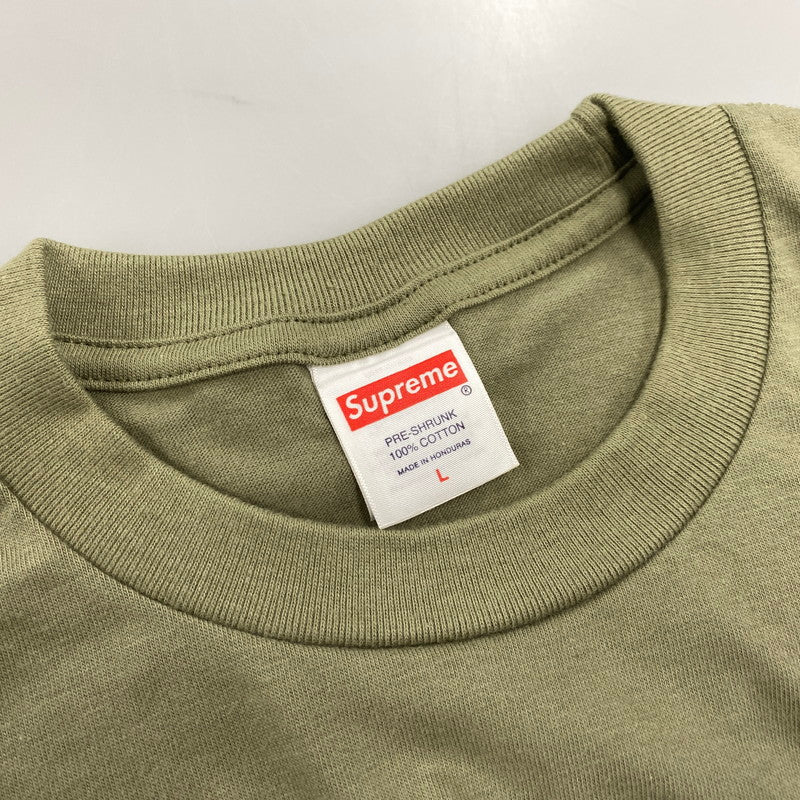 【中古美品】【メンズ】 SUPREME シュプリーム GOD SAVE US TEE ゴッド セイブ アス Tシャツ トップス 149-260523-kh-15-izu サイズ：L カラー：ライトオリーブ 万代Net店