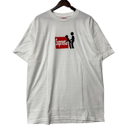 【中古美品】【メンズ】 SUPREME シュプリーム STICK TEE スティック Tシャツ トップス 149-260523-kh-13-izu サイズ：L カラー：ホワイト 万代Net店