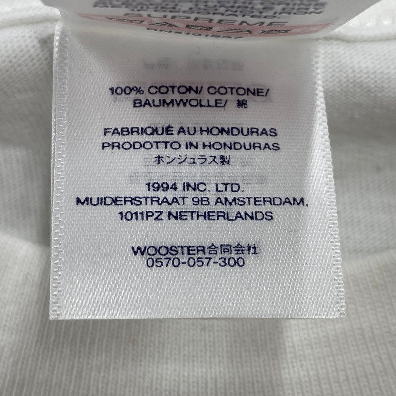 【中古美品】【メンズ】 SUPREME シュプリーム STICK TEE スティック Tシャツ トップス 149-260523-kh-13-izu サイズ：L カラー：ホワイト 万代Net店