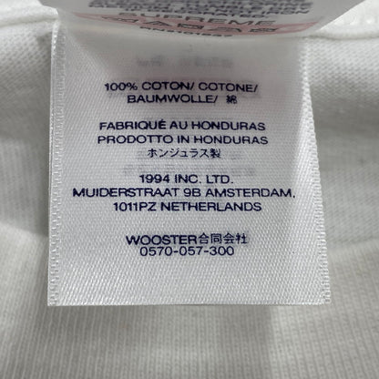 【中古美品】【メンズ】 SUPREME シュプリーム STICK TEE スティック Tシャツ トップス 149-260523-kh-13-izu サイズ：L カラー：ホワイト 万代Net店