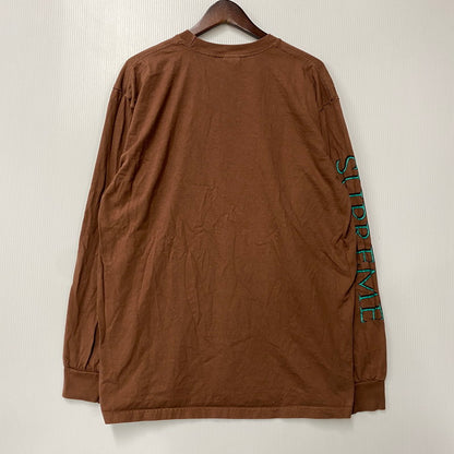 【中古品】【メンズ】 SUPREME シュプリーム AEON FLUX LS TEE イーオン フラックス ロングスリーブ Tシャツ トップス 149-260523-kh-10-izu サイズ：XL カラー：ブラウン 万代Net店