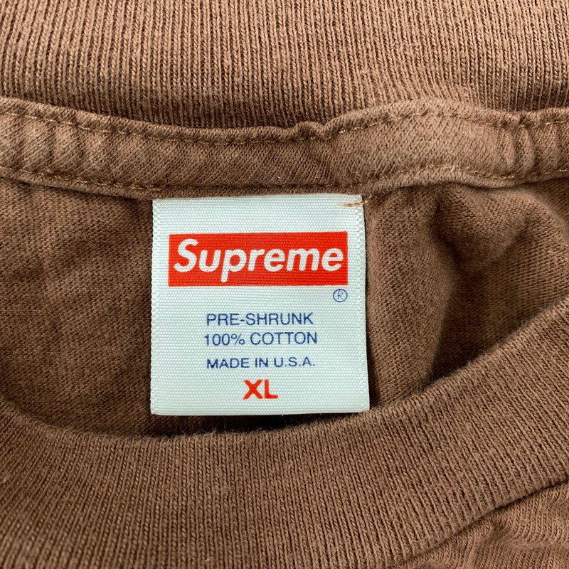 【中古品】【メンズ】 SUPREME シュプリーム AEON FLUX LS TEE イーオン フラックス ロングスリーブ Tシャツ トップス 149-260523-kh-10-izu サイズ：XL カラー：ブラウン 万代Net店