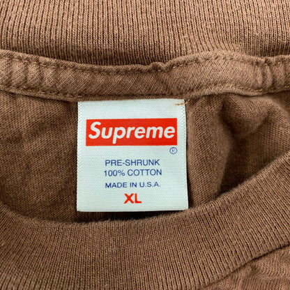 【中古品】【メンズ】 SUPREME シュプリーム AEON FLUX LS TEE イーオン フラックス ロングスリーブ Tシャツ トップス 149-260523-kh-10-izu サイズ：XL カラー：ブラウン 万代Net店
