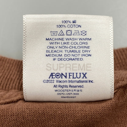 【中古品】【メンズ】 SUPREME シュプリーム AEON FLUX LS TEE イーオン フラックス ロングスリーブ Tシャツ トップス 149-260523-kh-10-izu サイズ：XL カラー：ブラウン 万代Net店