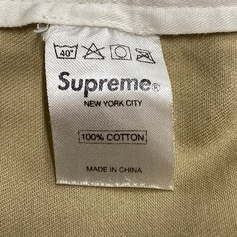 【中古品】【メンズ】 SUPREME シュプリーム サテンタグ CHINO SHORTS チノ ショーツ ショートパンツ パンツ ボトムス 149-260523-kh-16-izu サイズ：34 カラー：ベージュ 万代Net店