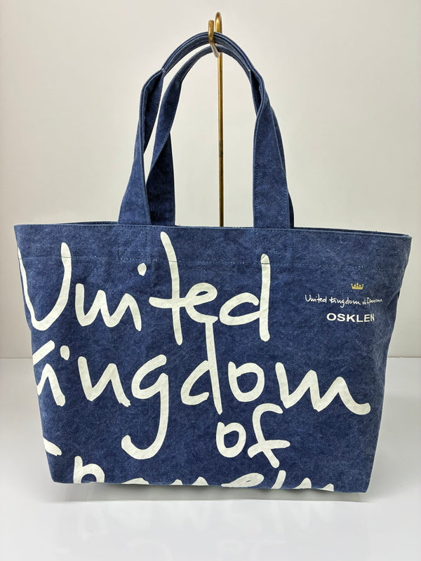 【中古品】【レディース】 OSKLEN オスクレン IPANEMA BAG 47010 イパネマバッグ カバン トートバッグ 178-260705-kk-22-hon カラー：ネイビー 万代Net店