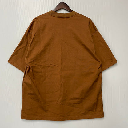 【中古品】【メンズ】 AURALEE オーラリー STAND-UP TEE A22ST01SU スタンドアップ Tシャツ 半袖 140-260610-as-09-izu サイズ：5 カラー：ブラウン 万代Net店