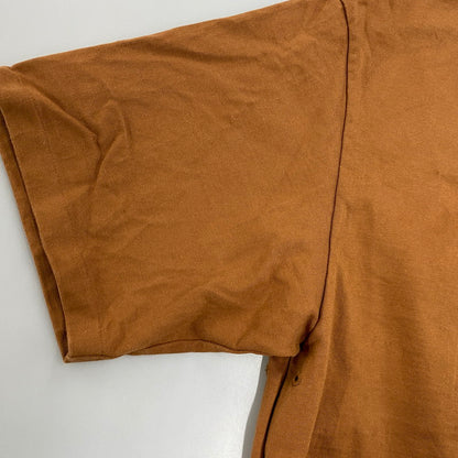 【中古品】【メンズ】 AURALEE オーラリー STAND-UP TEE A22ST01SU スタンドアップ Tシャツ 半袖 140-260610-as-09-izu サイズ：5 カラー：ブラウン 万代Net店