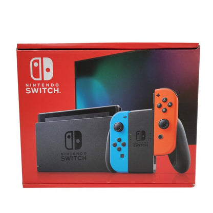 【中古美品】 【未使用】【ゲーム】Nintendo Switch Joy-Con(L) ネオンブルー/(R) ネオンレッド HAD-S-KABAH(JPN) 任天堂 ニンテンドースイッチ 本体 034-260612-ay-01-izu 万代Net店