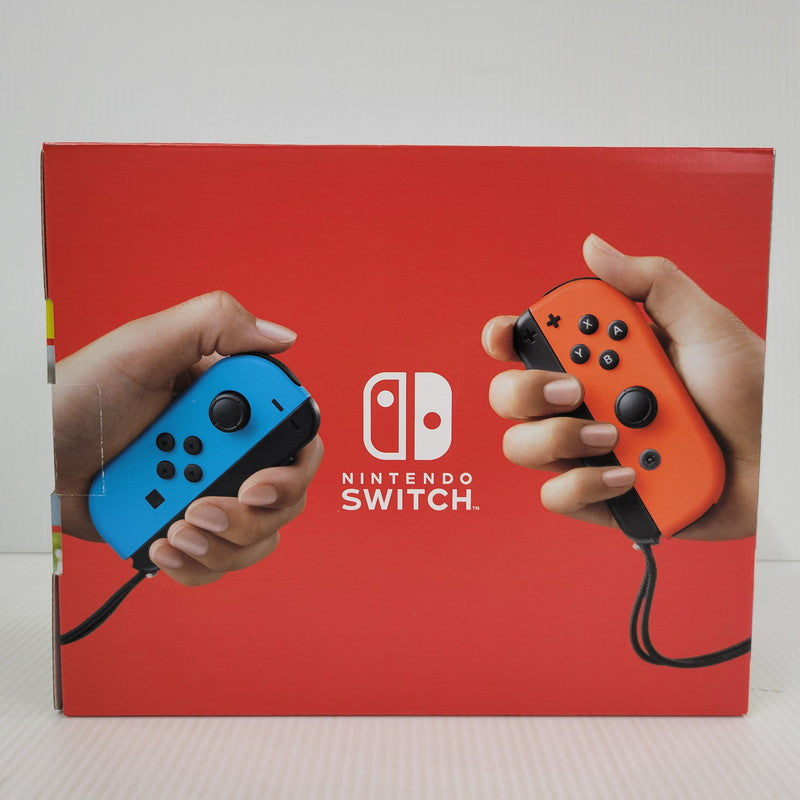 【中古美品】 【未使用】【ゲーム】Nintendo Switch Joy-Con(L) ネオンブルー/(R) ネオンレッド HAD-S-KABAH(JPN) 任天堂 ニンテンドースイッチ 本体 034-260612-ay-01-izu 万代Net店