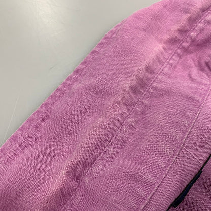 【中古品】【メンズ】 RALPH LAUREN ラルフローレン 0200011589 RELAXED FIT BD L/S LINEN SHIRT リラクストフィット ボタンダウン ロングスリーブ リネン シャツ トップス 長袖 147-260528-ya-16-izu サイズ：M カラー：ライトパープル 万代Net店