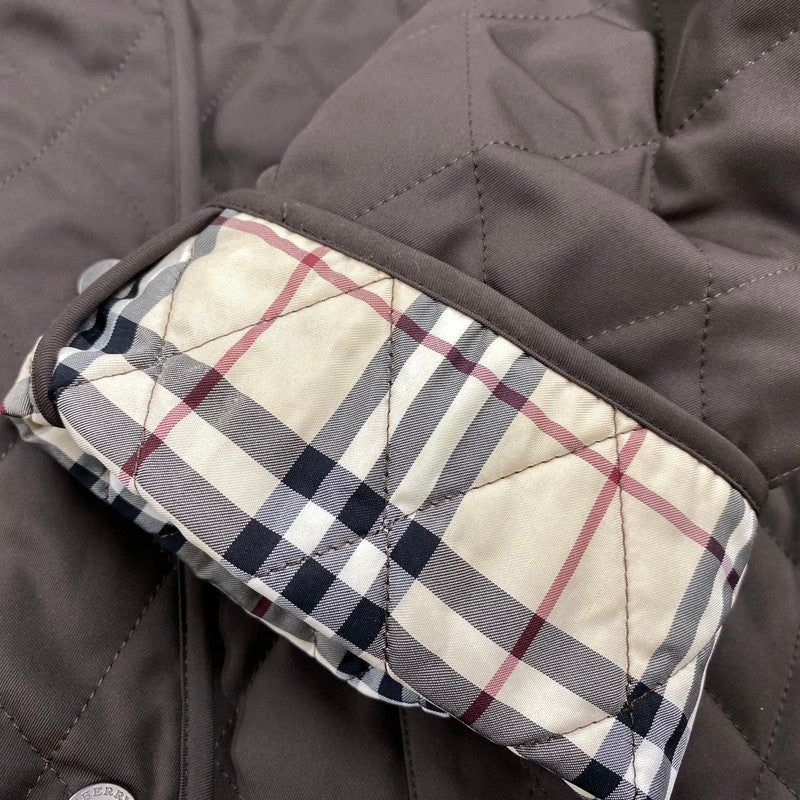 【中古品】【メンズ】 BURBERRY LONDON バーバリーロンドン FC059-731-55 NOVACHECK QUILTING JACKET ノバチェック キルティング ジャケット アウター 141-260523-kh-19-izu サイズ：42 カラー：ブラウン 万代Net店