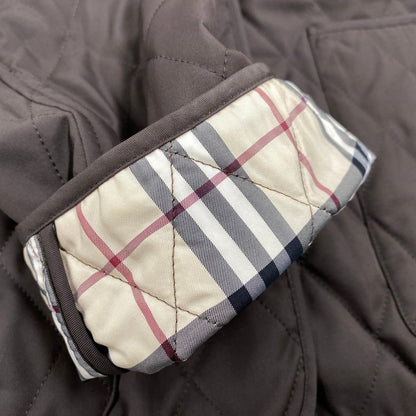 【中古品】【メンズ】 BURBERRY LONDON バーバリーロンドン FC059-731-55 NOVACHECK QUILTING JACKET ノバチェック キルティング ジャケット アウター 141-260523-kh-19-izu サイズ：42 カラー：ブラウン 万代Net店