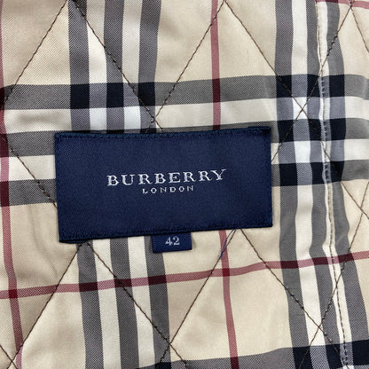 【中古品】【メンズ】 BURBERRY LONDON バーバリーロンドン FC059-731-55 NOVACHECK QUILTING JACKET ノバチェック キルティング ジャケット アウター 141-260523-kh-19-izu サイズ：42 カラー：ブラウン 万代Net店