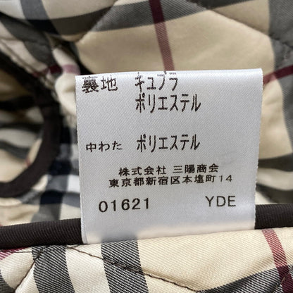 【中古品】【メンズ】 BURBERRY LONDON バーバリーロンドン FC059-731-55 NOVACHECK QUILTING JACKET ノバチェック キルティング ジャケット アウター 141-260523-kh-19-izu サイズ：42 カラー：ブラウン 万代Net店