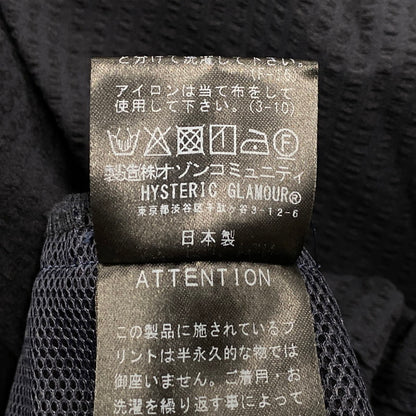 【中古品】【メンズ】 HYSTERIC GLAMOUR ヒステリックグラマー 01221AH05 ACOUSTIC LADYLAND PULLOVER SHIRT プルオーバー シャツ トップス 140-260523-kh-20-izu サイズ：F カラー：ネイビー 万代Net店