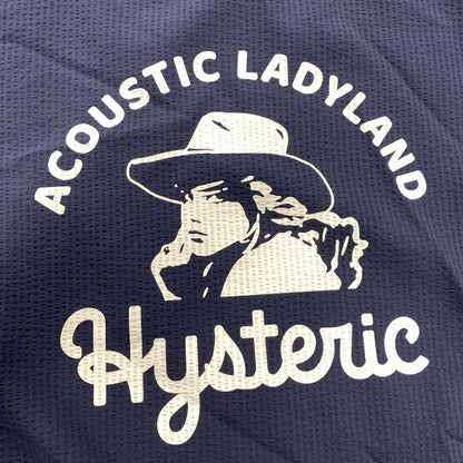 【中古品】【メンズ】 HYSTERIC GLAMOUR ヒステリックグラマー 01221AH05 ACOUSTIC LADYLAND PULLOVER SHIRT プルオーバー シャツ トップス 140-260523-kh-20-izu サイズ：F カラー：ネイビー 万代Net店