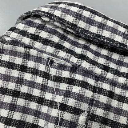 【中古品】【メンズ】 STUSSY ステューシー 金タグ GINGHAMCHECK S/S SHIRT ギンガムチェック ショートスリーブ シャツ トップス 半袖 142-260528-ya-09-izu サイズ：XL カラー：WHITE×BLACK 万代Net店