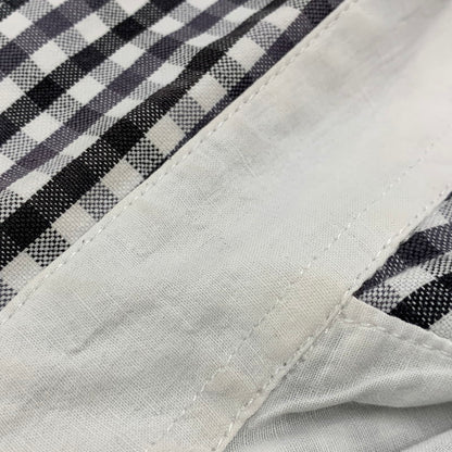 【中古品】【メンズ】 STUSSY ステューシー 金タグ GINGHAMCHECK S/S SHIRT ギンガムチェック ショートスリーブ シャツ トップス 半袖 142-260528-ya-09-izu サイズ：XL カラー：WHITE×BLACK 万代Net店