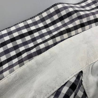 【中古品】【メンズ】 STUSSY ステューシー 金タグ GINGHAMCHECK S/S SHIRT ギンガムチェック ショートスリーブ シャツ トップス 半袖 142-260528-ya-09-izu サイズ：XL カラー：WHITE×BLACK 万代Net店