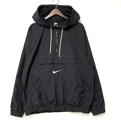 【中古品】【メンズ】 NIKE ナイキ CD0420-010 SWOOSH WOVEN JACKET スウッシュ ウーブン ジャケット アウター 148-260528-ya-08-izu サイズ：L カラー：BLACK 万代Net店