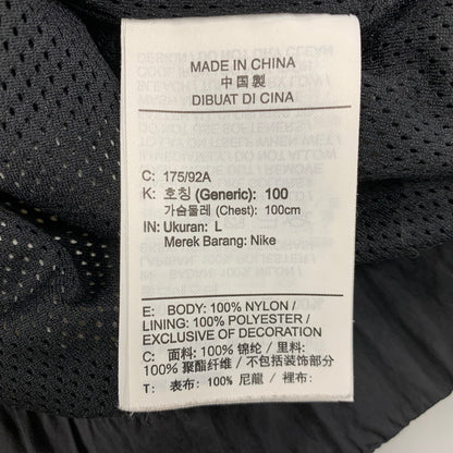 【中古品】【メンズ】 NIKE ナイキ CD0420-010 SWOOSH WOVEN JACKET スウッシュ ウーブン ジャケット アウター 148-260528-ya-08-izu サイズ：L カラー：BLACK 万代Net店