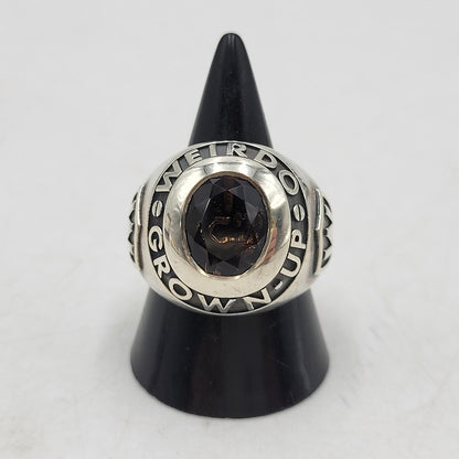 【中古品】【メンズ/レディース】 WEIRDO JEWELRY ウィアードジュエリー 925 GROWN UP CLASS RING グラウンアップクラスリング 指輪 アクセサリー 192-260524-as-06-izu カラー：シルバー 万代Net店