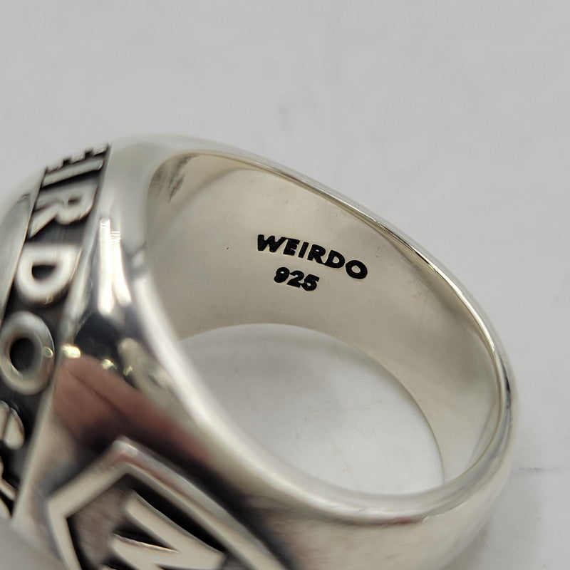 【中古品】【メンズ/レディース】 WEIRDO JEWELRY ウィアードジュエリー 925 GROWN UP CLASS RING グラウンアップクラスリング 指輪 アクセサリー 192-260524-as-06-izu カラー：シルバー 万代Net店