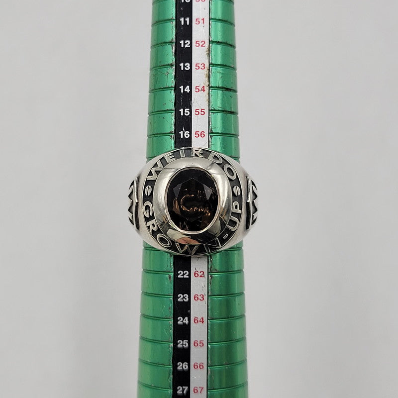 【中古品】【メンズ/レディース】 WEIRDO JEWELRY ウィアードジュエリー 925 GROWN UP CLASS RING グラウンアップクラスリング 指輪 アクセサリー 192-260524-as-06-izu カラー：シルバー 万代Net店