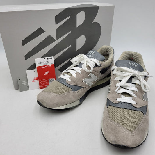 【中古品】【メンズ】 NEW BALANCE ニューバランス U998GR スニーカー シューズ 靴 162-260524-as-10-izu サイズ：28cm カラー：グレー 万代Net店