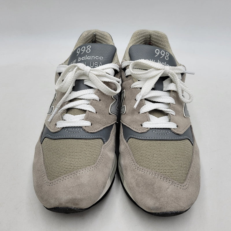 【中古品】【メンズ】 NEW BALANCE ニューバランス U998GR スニーカー シューズ 靴 162-260524-as-10-izu サイズ：28cm カラー：グレー 万代Net店