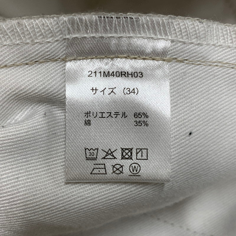 【中古品】【メンズ】 DICKIES ディッキーズ × RONHERMAN ロンハーマン 211M40RH03 21SS 別注 WORK CHINO PANTS ワーク チノ パンツ ズボン ボトムス 158-260528-ya-05-izu サイズ：34 カラー：ベージュ 万代Net店