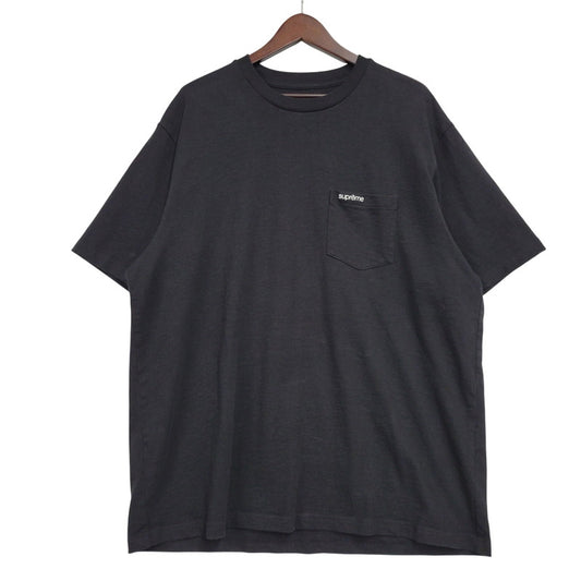 【中古品】【メンズ】 Supreme シュプリーム S/S POCKET TEE ショートスリーブ ポケット Tシャツ 半袖 トップス 149-260524-as-11-izu サイズ：XL カラー：ブラック 万代Net店