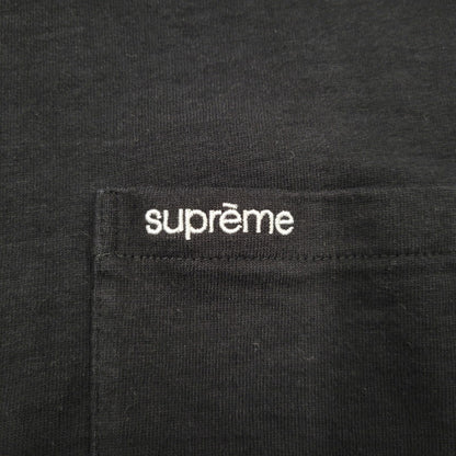 【中古品】【メンズ】 Supreme シュプリーム S/S POCKET TEE ショートスリーブ ポケット Tシャツ 半袖 トップス 149-260524-as-11-izu サイズ：XL カラー：ブラック 万代Net店