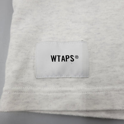 【中古品】【メンズ】 WTAPS ダブルタップス AII LS COTTON 252ATDT-CSM11 ロングスリーブ Tシャツ 長袖 トップス 142-260524-as-13-izu サイズ：02 カラー：ライトグレー 万代Net店