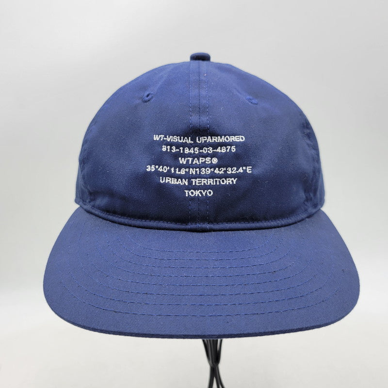 【中古品】【メンズ/レディース】 WTAPS ダブルタップス CAP 251HCDT-HT01 0キャップ 帽子 185-260524-as-08-izu サイズ：00 カラー：ブルー 万代Net店
