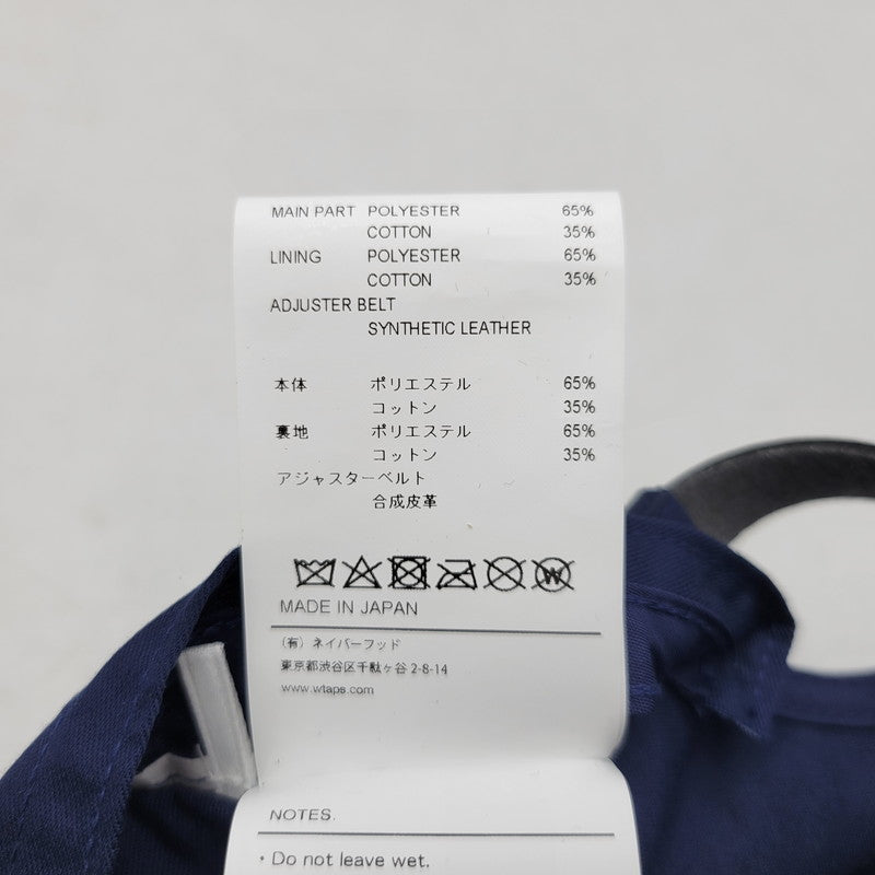 【中古品】【メンズ/レディース】 WTAPS ダブルタップス CAP 251HCDT-HT01 0キャップ 帽子 185-260524-as-08-izu サイズ：00 カラー：ブルー 万代Net店