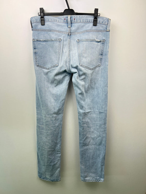 【中古品】【メンズ】 RED CARD レッドカード × BEAMS ビームス 別注 コラボ Rhythm DENIM PANTS B58878 リズム デニムパンツ ボトムス ジーンズ 178-260627-kk-10-hon サイズ：32 カラー：ライトインディゴ 万代Net店