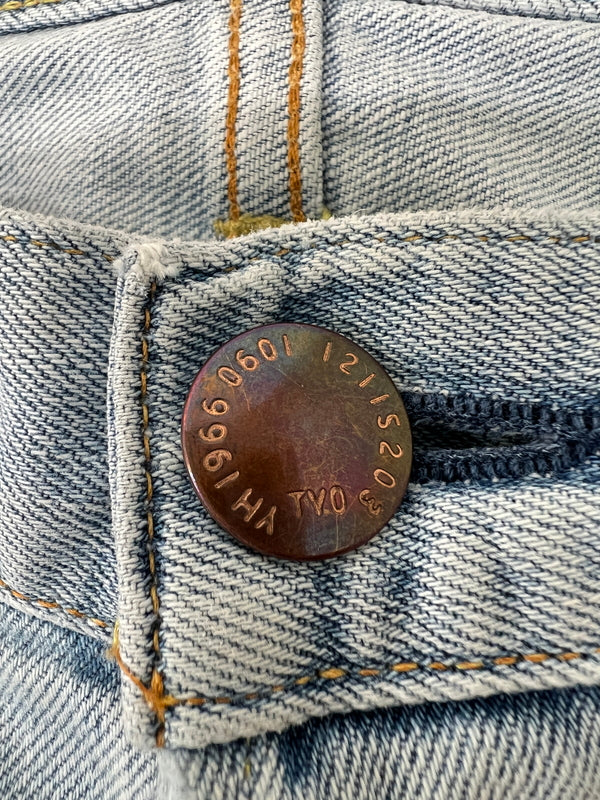 【中古品】【メンズ】 RED CARD レッドカード × BEAMS ビームス 別注 コラボ Rhythm DENIM PANTS B58878 リズム デニムパンツ ボトムス ジーンズ 178-260627-kk-10-hon サイズ：32 カラー：ライトインディゴ 万代Net店